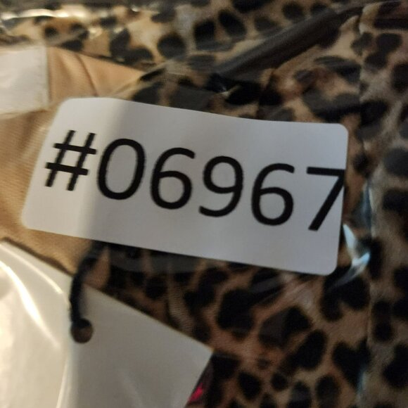 Calvin Klein Dress Womens 2 Leopard Print Long Sleeve Knee Length Ruffled NWT - Picture 13 of 13